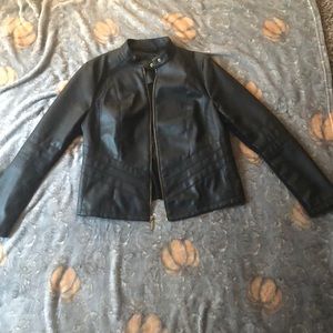 Lane Bryant Moro Faux Leather Jacket